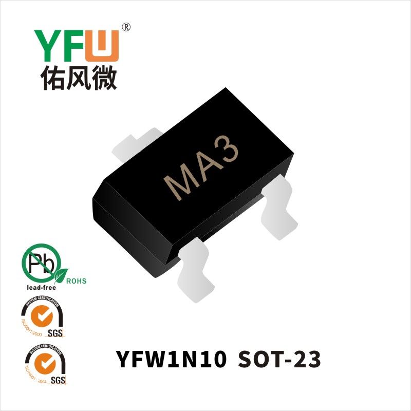 YFW1N10 SOT-23場效應管 YFW佑風微原廠
